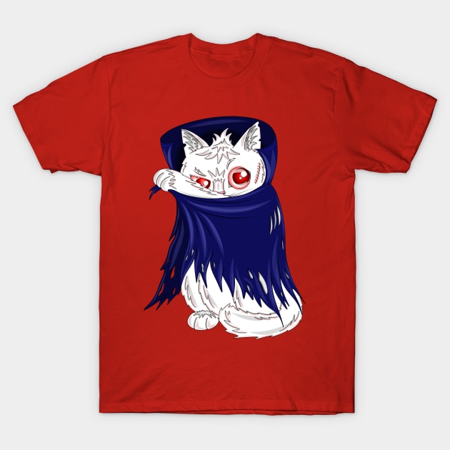 Dracula cat T-Shirt by MelanieJeyakkumar